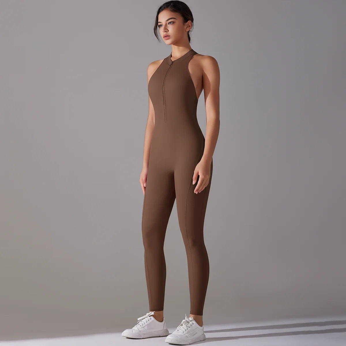 Ctenkevet Fitness Backless Bodysuit Women Gym Jumpsuit Woman Quick-Dry Yoga Clothes Short Workout Rompers Sports One-Piece Suit
