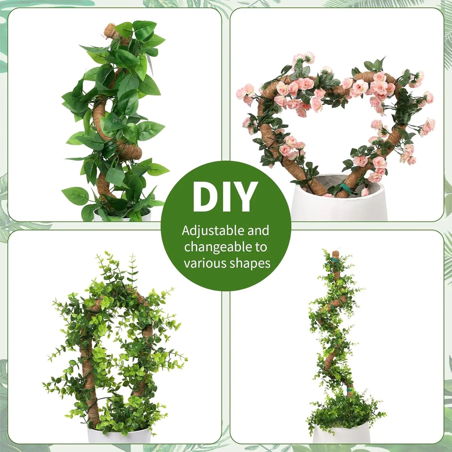 MossHaven™ – Natural Climbing Support for Indoor Plants
